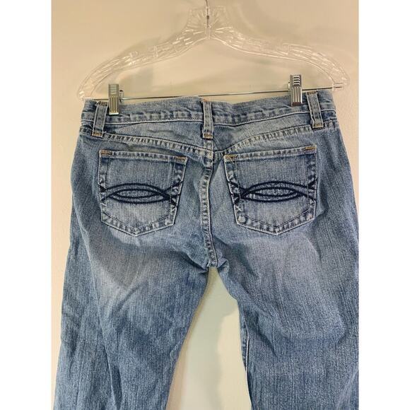 ABERCROMBIE & FITCH Women’s Cuffed Cropped Jeans / Size: 6 - Picture 7 of 10